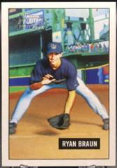 Ryan Braun [Fielding Mini] #341 Baseball Cards 2005 Bowman Heritage Prices