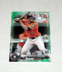 Teoscar Hernandez [Green] Baseball Cards 2017 Bowman Prices