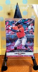 Carlos Correa, Royce Lewis [Pink Firework] Baseball Cards 2019 Panini Donruss Franchise Features Prices