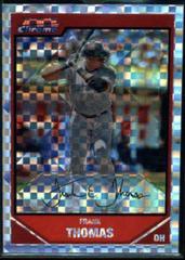 Frank Thomas [Xfractor] #143 Baseball Cards 2007 Bowman Chrome Prices