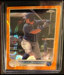 Carter Jensen [Orange] #PD-100 Baseball Cards 2022 Topps Pro Debut Prices