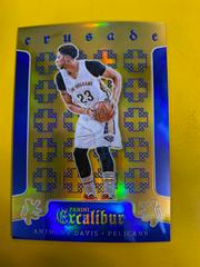 Anthony Davis [Blue] #77 Basketball Cards 2015 Panini Excalibur Crusade Prices