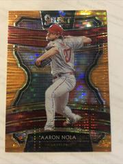 Aaron Nola [Orange Pulsar] #88 Baseball Cards 2020 Panini Select Prices