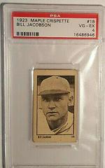 Bill Jacobson #18 Baseball Cards 1923 Maple Crispette Prices
