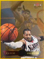 Allen Iverson [Gold Medallion] #2 Basketball Cards 2001 Ultra Prices
