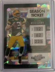 Aaron Rodgers [Cracked Ice] #7 Football Cards 2021 Panini Contenders Optic Prices
