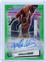 Apollo Crews #A-AC Wrestling Cards 2021 Topps Chrome WWE Autographs Prices