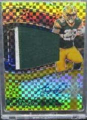 AJ Dillon [Gold Prizm Jersey Number] Football Cards 2020 Panini Select Prime Selections Signatures Prices
