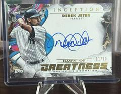 Derek Jeter Baseball Cards 2023 Topps Inception Dawn of Greatness Autographs Prices