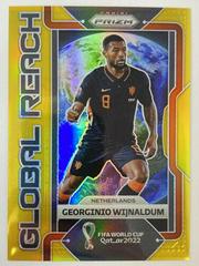 Georginio Wijnaldum [Gold] Soccer Cards 2022 Panini Prizm World Cup Global Reach Prices