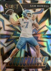 Sam Howell [Silver] Football Cards 2022 Panini Select Draft Picks Turbocharged Prices