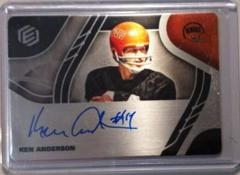 Ken Anderson #SS-KAN Football Cards 2021 Panini Elements Steel Signatures Prices