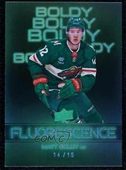 Matt Boldy [Green] #F-26 Hockey Cards 2022 Upper Deck Fluorescence Prices