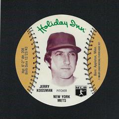 Jerry Koosman Baseball Cards 1977 Holiday Inn Discs Prices