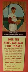 Curt Simmons [With Tab] #28 Baseball Cards 1958 Hires Root Beer Prices