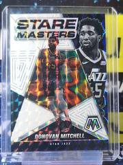 Donovan Mitchell [White] #9 Basketball Cards 2021 Panini Mosaic Stare Masters Prices