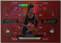 Ja Morant [Red Flood] #12 Basketball Cards 2021 Panini Obsidian Pitch Black Prices