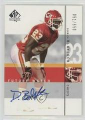 Derrick Blaylock [Autograph] #132 Football Cards 2001 SP Authentic Prices