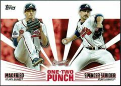 Spencer Strider, Max Fried #12P-25 Baseball Cards 2023 Topps One Two Punch Prices