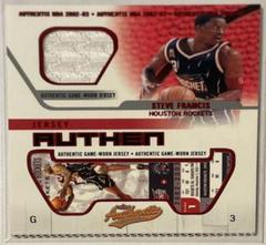 Steve Francis #JA-SF Ripped Basketball Cards 2002 Fleer Authentix Jersey Authentix Prices