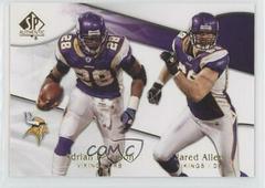 Adrian Peterson, Jared Allen #153 Football Cards 2009 SP Authentic Prices