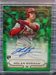 Nolan Gorman [Green] #DIA-NG Baseball Cards 2023 Topps Definitive Defining Images Autograph Collection Prices