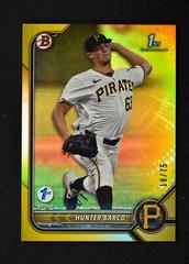 Hunter Barco [Yellow] Baseball Cards 2022 Bowman Draft 1st Edition Prices