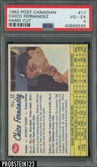 Chico Fernandez [Hand Cut] #17 Baseball Cards 1962 Post Canadian Prices