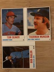 Bailor, Munson, Seaver [L Panel Hand Cut] Baseball Cards 1978 Hostess Prices
