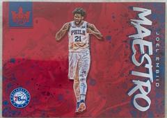Joel Embiid [Ruby] #26 Basketball Cards 2019 Panini Court Kings Maestros Prices