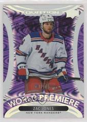 Zac Jones [Purple] #WP-13 Hockey Cards 2021 Upper Deck Ovation World Premiere Prices