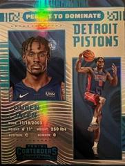 Jalen Duren #11 Basketball Cards 2022 Panini Contenders Permit to Dominate Prices