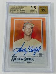 Sandy Koufax [Orange] #ACG-SK Baseball Cards 2020 Topps Allen & Ginter Chrome Autographs Prices