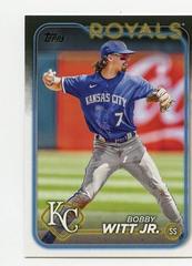 Bobby Witt Jr. Baseball Cards 2024 Topps Companion Card Prices