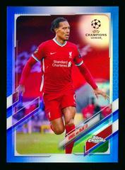 Virgil van Dijk [Blue] #46 Soccer Cards 2020 Topps Chrome UEFA Champions League Prices