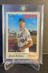 Jacob deGrom [Red Ink] Baseball Cards 2019 Topps Heritage Real One Autographs Prices