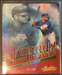 Pete Alonso [Spectrum Red] Baseball Cards 2022 Panini Absolute By Storm Prices