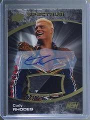 Cody Rhodes [Autograph Memorabilia Dark] Wrestling Cards 2021 Upper Deck AEW Spectrum Prices