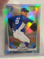 Julio Urias [Orange Refractor] #2 Baseball Cards 2014 Bowman Chrome Mini Prices