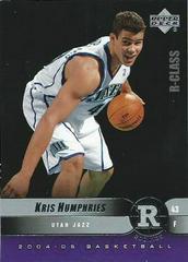 Kris Humphries Basketball Cards 2004 Upper Deck R-Class Prices
