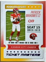 Patrick Mahomes II [Purple] Football Cards 2020 Panini Rookies & Stars Ticket Masters Prices