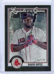 David Ortiz [Black] #LG-18 Baseball Cards 2023 Topps Legends of the Game Prices
