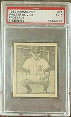 Walter Novick #77 Baseball Cards 1952 Parkhurst Frostade Prices