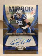 Quenton Nelson [Blue] #MS-QN Football Cards 2021 Panini Certified Mirror Signatures Prices