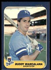 Buddy Biancalana #3 Baseball Cards 1986 Fleer Prices