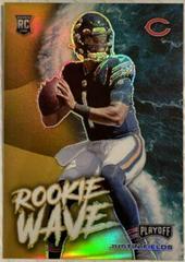 Justin Fields [Gold] #RW-JFI Football Cards 2021 Panini Playoff Rookie Wave Prices