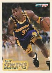 Billy Owens #72 Basketball Cards 1993 Fleer Prices