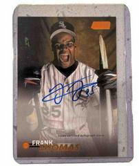 Frank Thomas [Orange] #SCBA-FT Baseball Cards 2023 Stadium Club Autographs Prices