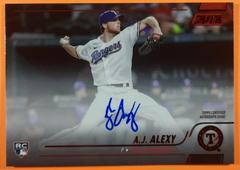 A. J. Alexy [Red Foil] Baseball Cards 2022 Stadium Club Autographs Prices