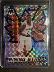 Zion Williamson #13 Basketball Cards 2021 Panini Mosaic Rising Stars Prices